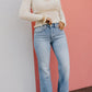🌷Frühling Vorverkauf 49% Rabatt🍃High Rise Vintage-Waschung mit Bauchkontrolle, gerade geschnittene Jeans