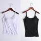 Camisole aus Stretch-Baumwolle mit integriertem BH