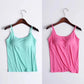 Camisole aus Stretch-Baumwolle mit integriertem BH