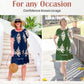 🩷👗Rundhalskleid mit Vintage-Print