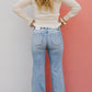 🌷Frühling Vorverkauf 49% Rabatt🍃High Rise Vintage-Waschung mit Bauchkontrolle, gerade geschnittene Jeans