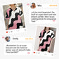 ⏳Zeitlich begrenzter 52% Rabatt🍧Lässiges Kleid mit V-Ausschnitt und Wellenstreifen-Print