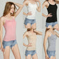 Camisole aus Stretch-Baumwolle mit integriertem BH