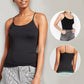 Camisole aus Stretch-Baumwolle mit integriertem BH