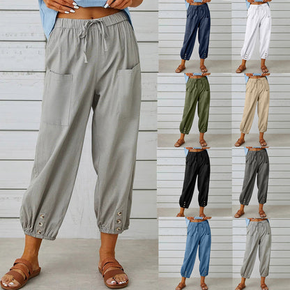 🔥50% de descuento🔥PANTALONES DE PIERNA ANCHA, RECTO Y SUELTO PARA MUJER