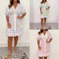 🏖️Bienvenido al verano - 49% de descuento🏝️Vestido casual estampado con cuello en V 