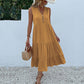 ⛱️Summer New Sale - 49% OFFKnopf-Detail Lagen-Saum-Kleid