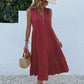 ⛱️Summer New Sale - 49% OFFKnopf-Detail Lagen-Saum-Kleid