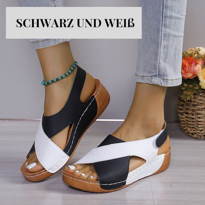 🔥Ultra-bequeme orthopädische Sandalen mit schrägem Absatz für Frauen