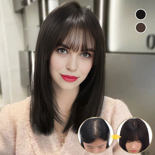 🔥🎁Macht das Haar sofort dicker🎁🔥Air Bangs Haarteil (60% OFF)🎉