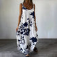 50%Rabatte💥Verkauf🔥Ärmelloses, rückenfreies, fließendes Kleid mit Blumen-Spaghettiträgern für Damen