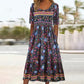 50% OFF🔥Elegantes Kleid mit böhmischem Print für Damen