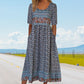 50% OFF🔥Elegantes Kleid mit böhmischem Print für Damen