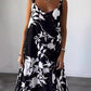 50%Rabatte💥Verkauf🔥Ärmelloses, rückenfreies, fließendes Kleid mit Blumen-Spaghettiträgern für Damen