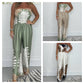⏰Zeitlich begrenzter Rabatt🌊💕 Sexy trägerloser Jumpsuit mit Sommerprint für Damen