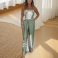 ⏰Zeitlich begrenzter Rabatt🌊💕 Sexy trägerloser Jumpsuit mit Sommerprint für Damen