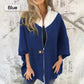 Lässige Jacke mit Stehkragen und halbem Reißverschluss für Damen