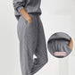 🌟Damen 2-teilige Sweatshirts SetLangarm Half Zip Pullover Sweatshirt