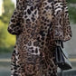 🤩Lässiges langärmeliges Damenkleid mit Leopardenmuster