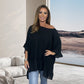 🏵️2025 Heißer Verkauf 50% Rabatt🏵️Lockere, plissierte Off-Shoulder-Blusen für Damen