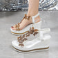 2025 Neueste offene Schmetterlings-Pailletten-Sandalen｜Sternchen-Glitzer+kein Riemche🦋🍒n-Design