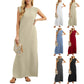 👗50% Rabatt🔥Knitterfreies Freizeitkleid für Damen mit geteiltem Saum