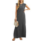 👗50% Rabatt🔥Knitterfreies Freizeitkleid für Damen mit geteiltem Saum