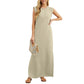 👗50% Rabatt🔥Knitterfreies Freizeitkleid für Damen mit geteiltem Saum