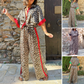 52% RABATT💐 2-teiliges Damen-Outfit mit Leopardenmuster, Button-Down-Hemd und Hose mit weitem Bein