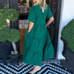 🌸Elegantes Stufen-Maxikleid für Damen