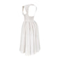 Elegante vestido midi con corsé fluido