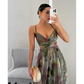 Camisole-Kleid mit Netzbedruckung für Damen