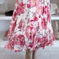 🌷49% RABATT❤️‍🔥Zweiteiliges Set mit Blumenmuster: Off-Shoulder-Bluse & Maxirock