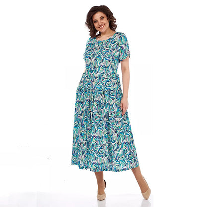 🔥🎉 Sommerkleid aus Chiffon mit Blumenmuster ist im Sale