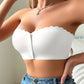 🔥Nahtloser trägerloser Bandeau-BH mit Frontverschluss
