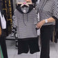 💥HEISSER VERKAUF 2025💥Damen-Set aus gestreiftem Oberteil und einfarbiger Hose