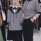 💥HEISSER VERKAUF 2025💥Damen-Set aus gestreiftem Oberteil und einfarbiger Hose