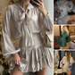 Fashion Bowknot Top High Waist Half-body Skirt Casual Set