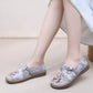 🔥Hot Sale ⏳Womens flache Slip-on-gestickte Schuhe