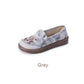 🔥Hot Sale ⏳Womens flache Slip-on-gestickte Schuhe
