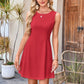 🔥Women's Sleeveless Waist-Cinching Mini Dress