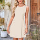 🔥Women's Sleeveless Waist-Cinching Mini Dress