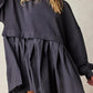 60% RABATT🔥Übergroßes Sweatshirtkleid mit Rundhalsausschnitt für Damen🎁