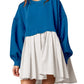 60% RABATT🔥Übergroßes Sweatshirtkleid mit Rundhalsausschnitt für Damen🎁