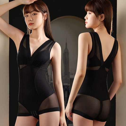 💥Figurformender Body aus Mesh mit Bauchkontrolle für Damen