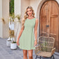 🔥Women's Sleeveless Waist-Cinching Mini Dress