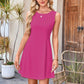 🔥Women's Sleeveless Waist-Cinching Mini Dress