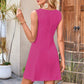 🔥Women's Sleeveless Waist-Cinching Mini Dress