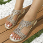 🔥Sommeraktion 50% Rabatt🔥!!!💖2025Flache Sommersandalen für Damen mit Strasssteinen