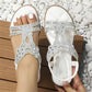 🔥Sommeraktion 50% Rabatt🔥!!!💖2025Flache Sommersandalen für Damen mit Strasssteinen